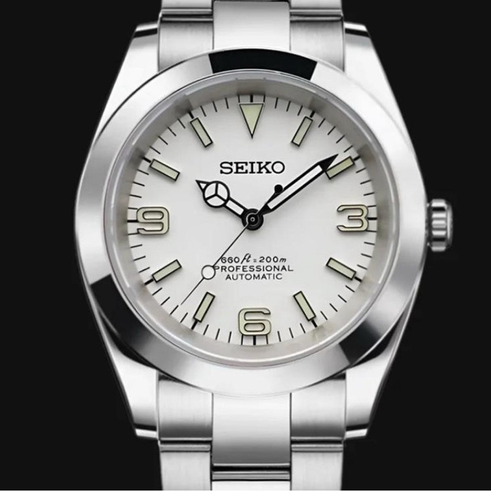 Seiko Mod: White Oyster